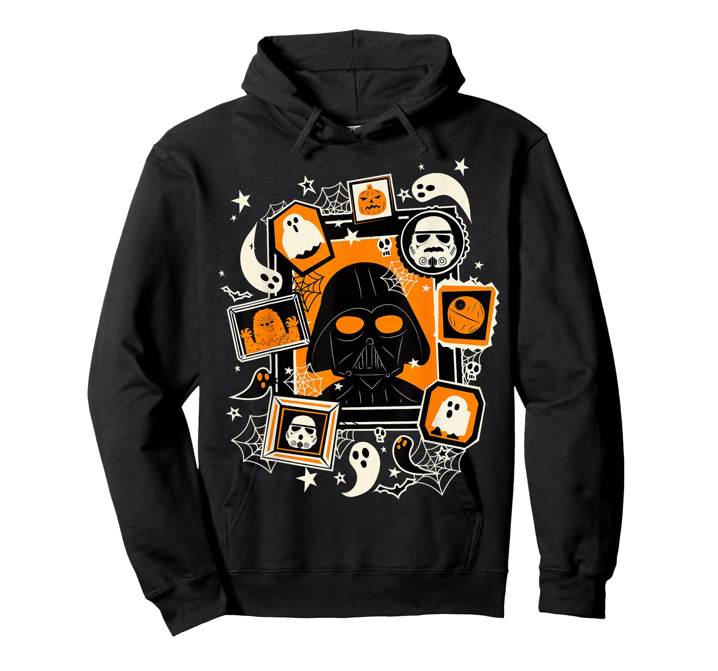 Star Wars Darth Vader And Ghosts Halloween Poster T-Shirt