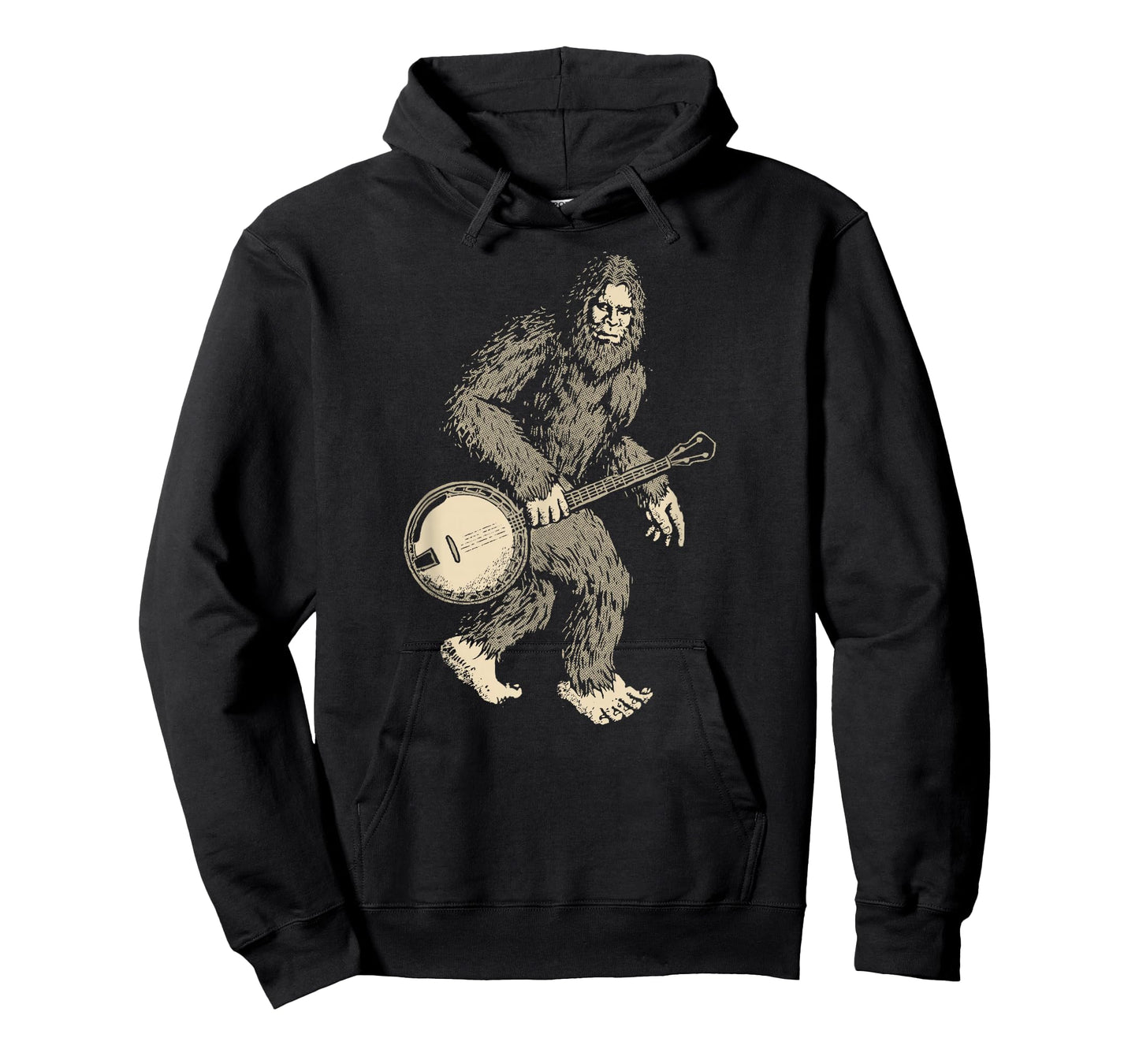 Grassquatch! Vintage Bigfoot & Bluegrass Banjo Music T-Shirt