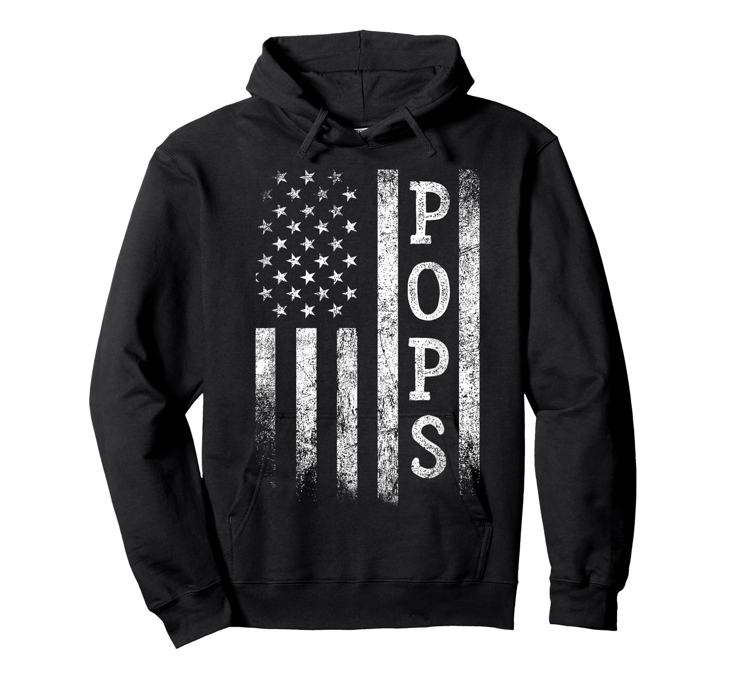Pops American Flag Pops Gifts Patriotic Father's Day T-Shirt