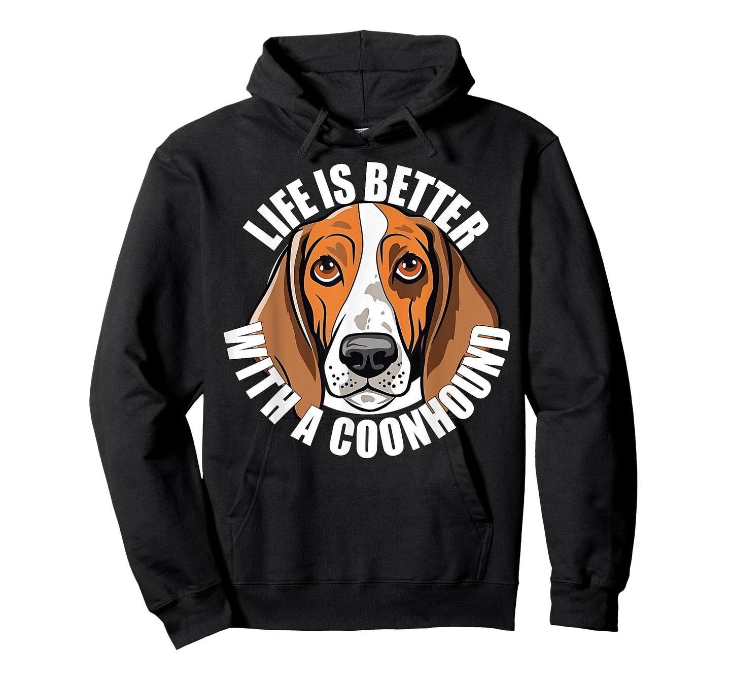 Life Is Better With a Coonhound American English Coonhound T-Shirt