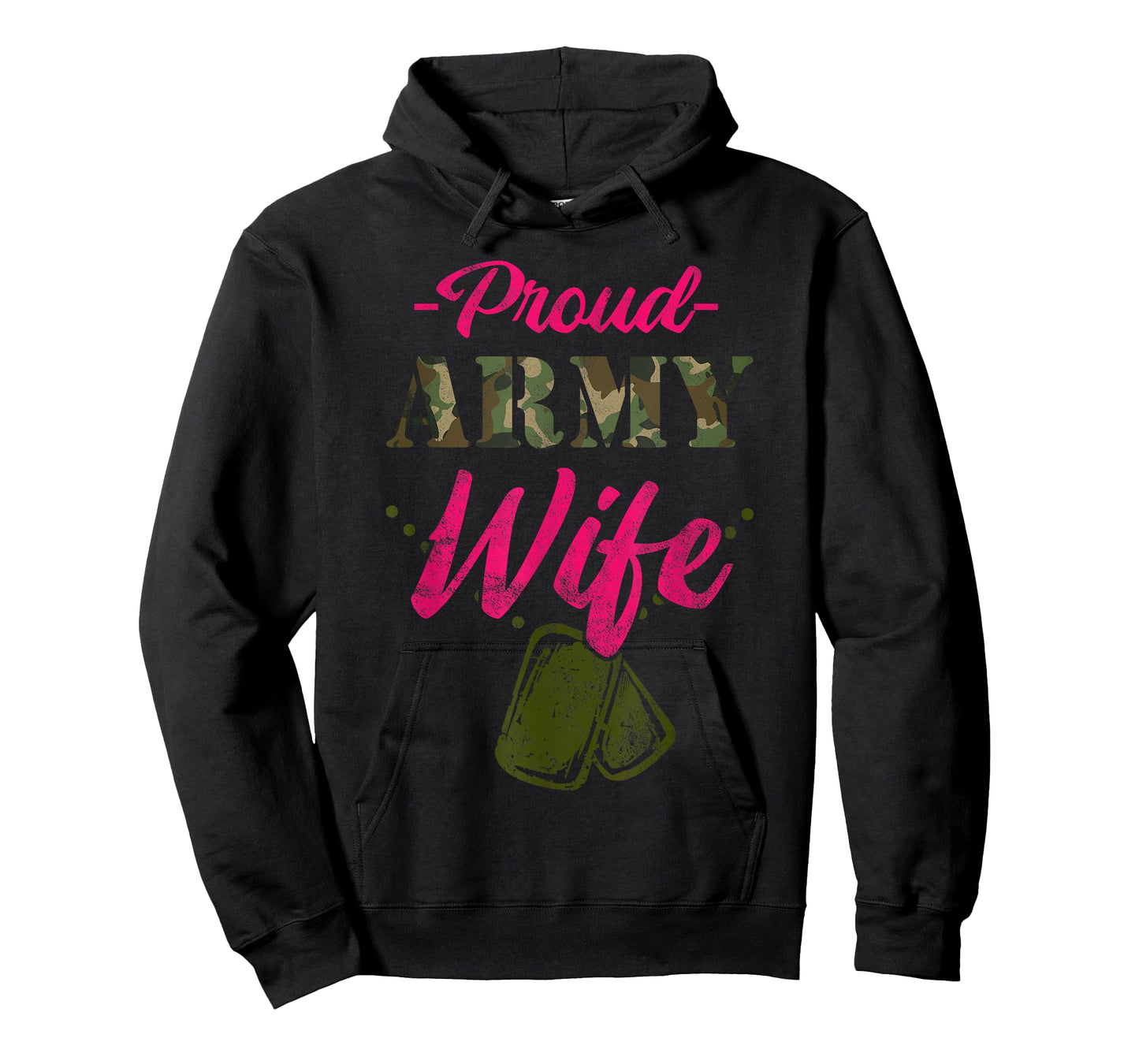 Proud Army Wife Gift for a wife of a brave US soldier T-Shirt