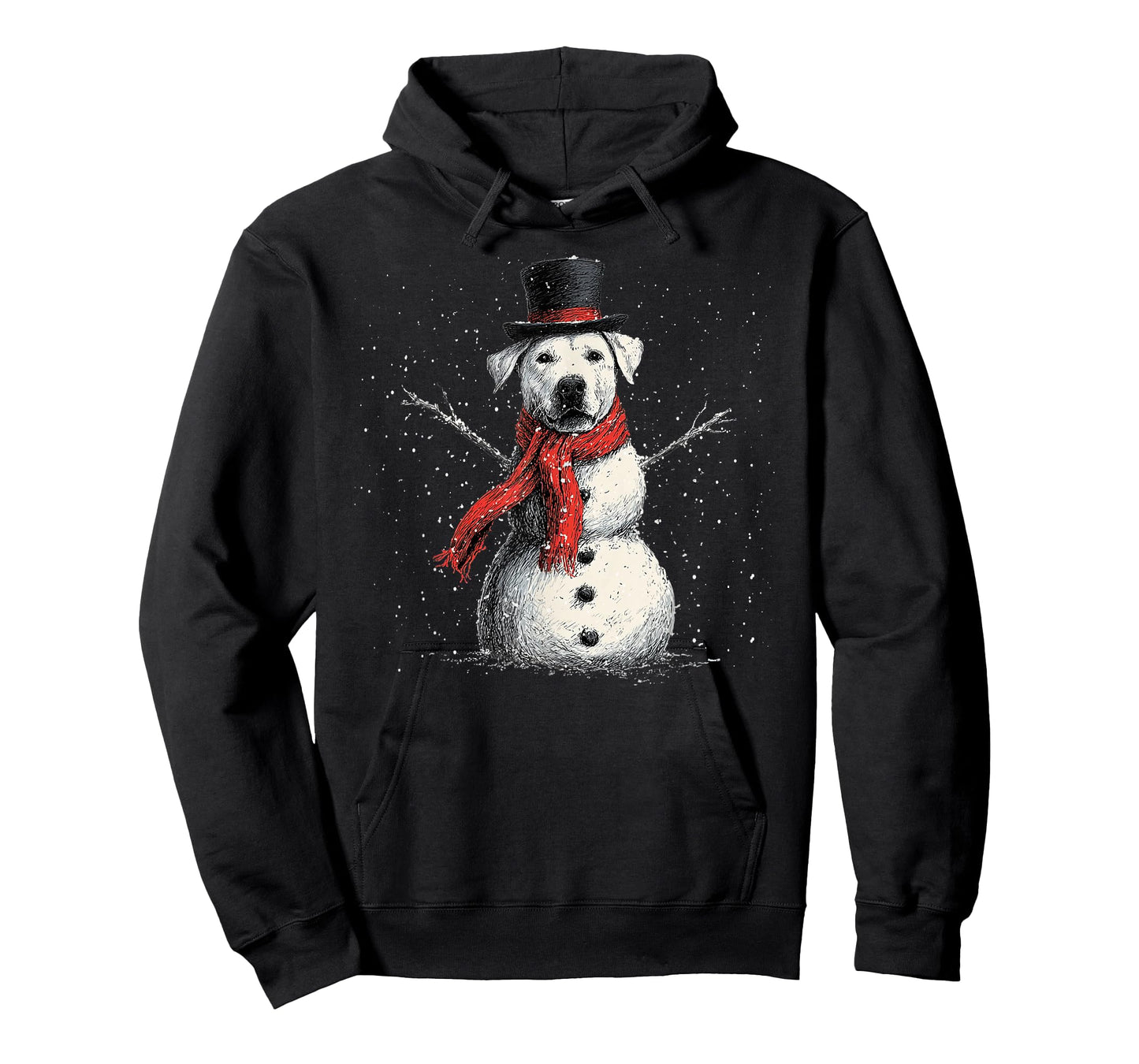 Funny Labrador Dog Christmas Snowman Xmas Pajama T-Shirt