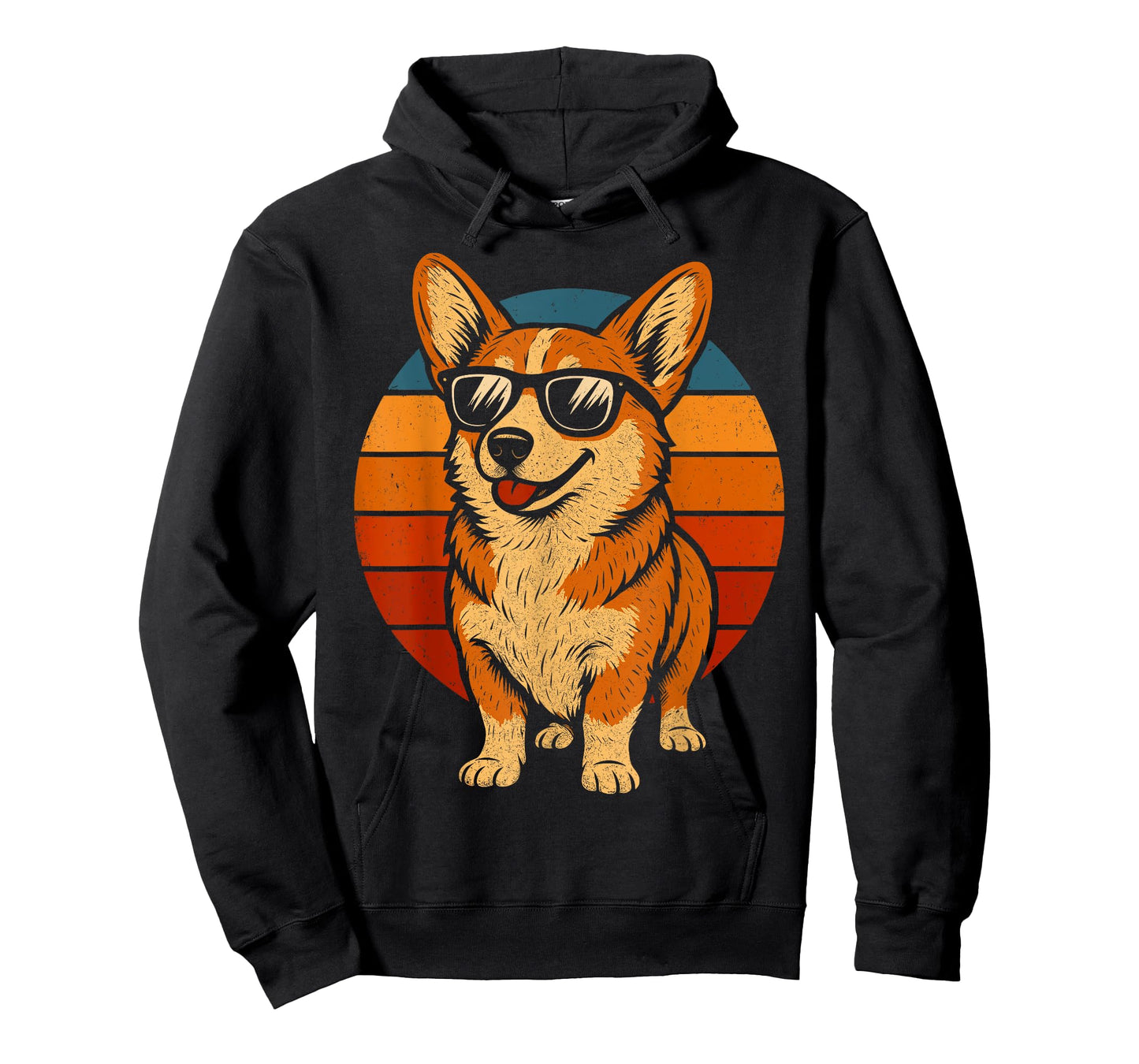 Retro Corgi in Sunglasses Men Women Kids Funny Corgi T-Shirt