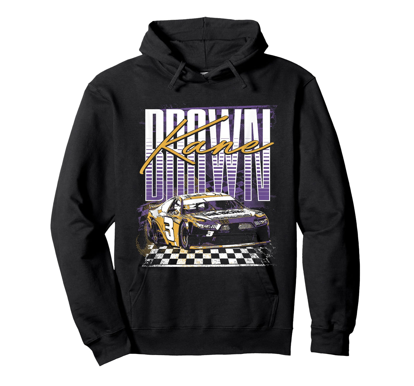 Kane Brown Iconic Nascar Car #3 Big Chest Retro Poster T-Shirt