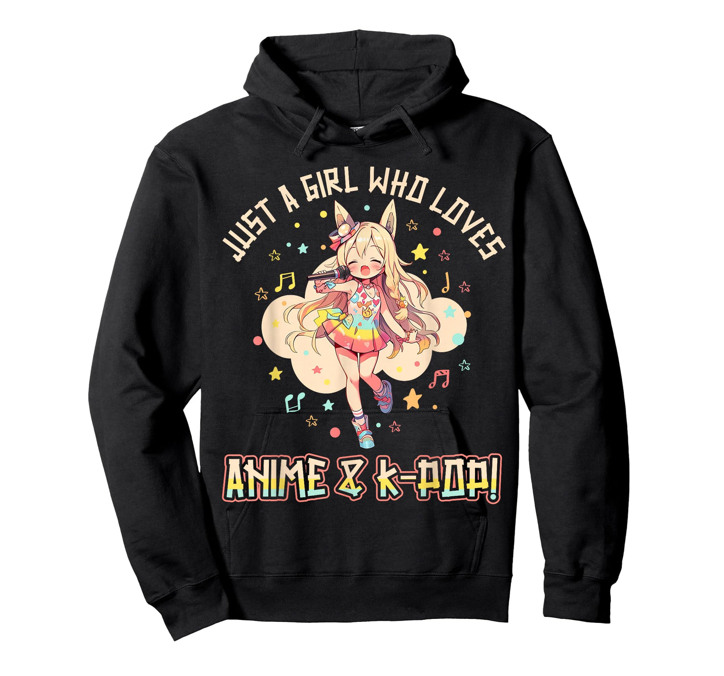 KPop Korean PopMusic Just a Girl who loves Anime and K-Pop T-Shirt