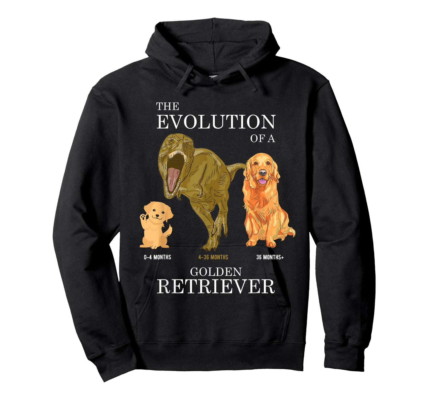 The Evolution of a Golden Retriever or Evolution of dogs T-Shirt