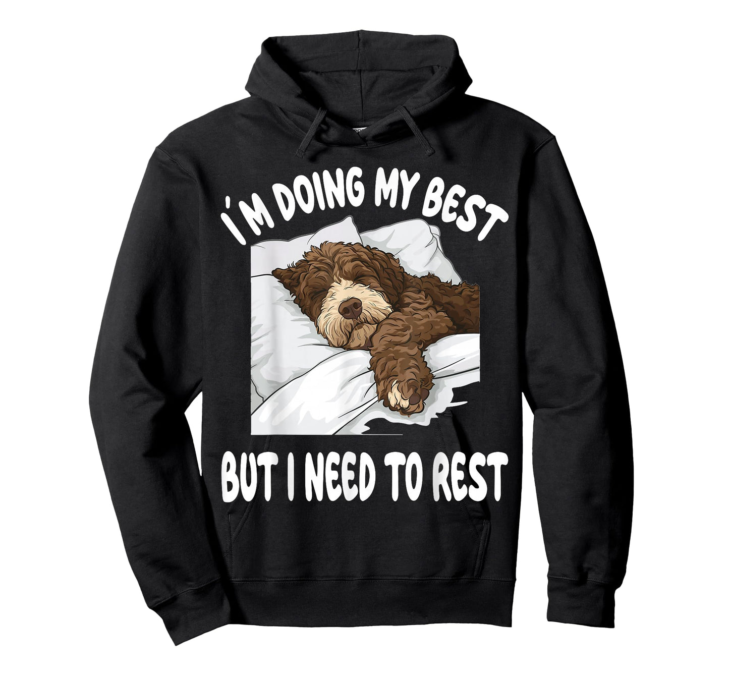 Bernedoodle Dog Pajamas Nightgown Sleeping Napping T-Shirt