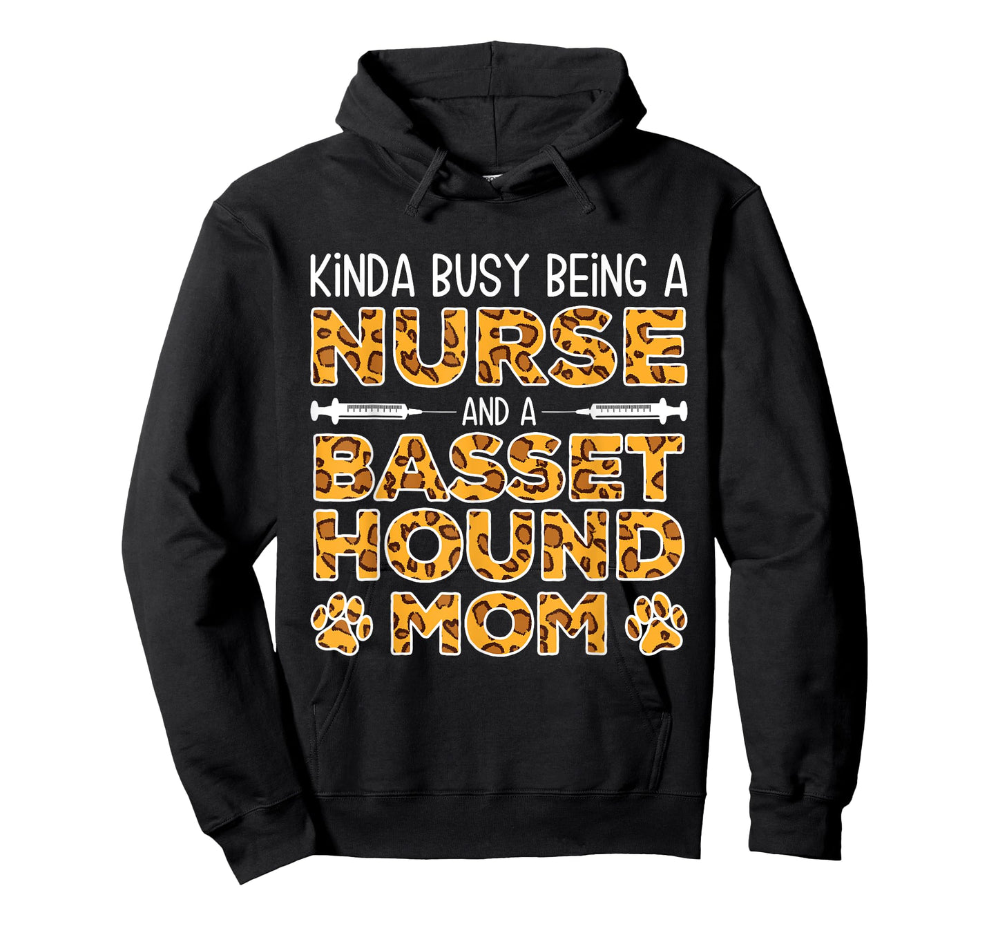 Busy Being Nurse Dog Mother - Basset Hound Mom Men Women T-Shirt