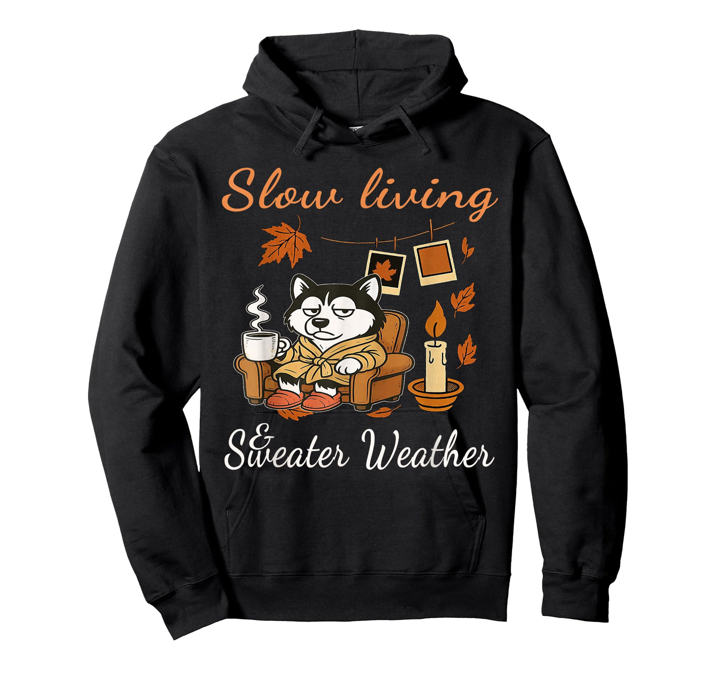 Slow Living and Sweater Weather Crisp air, Golden Leaves. T-Shirt