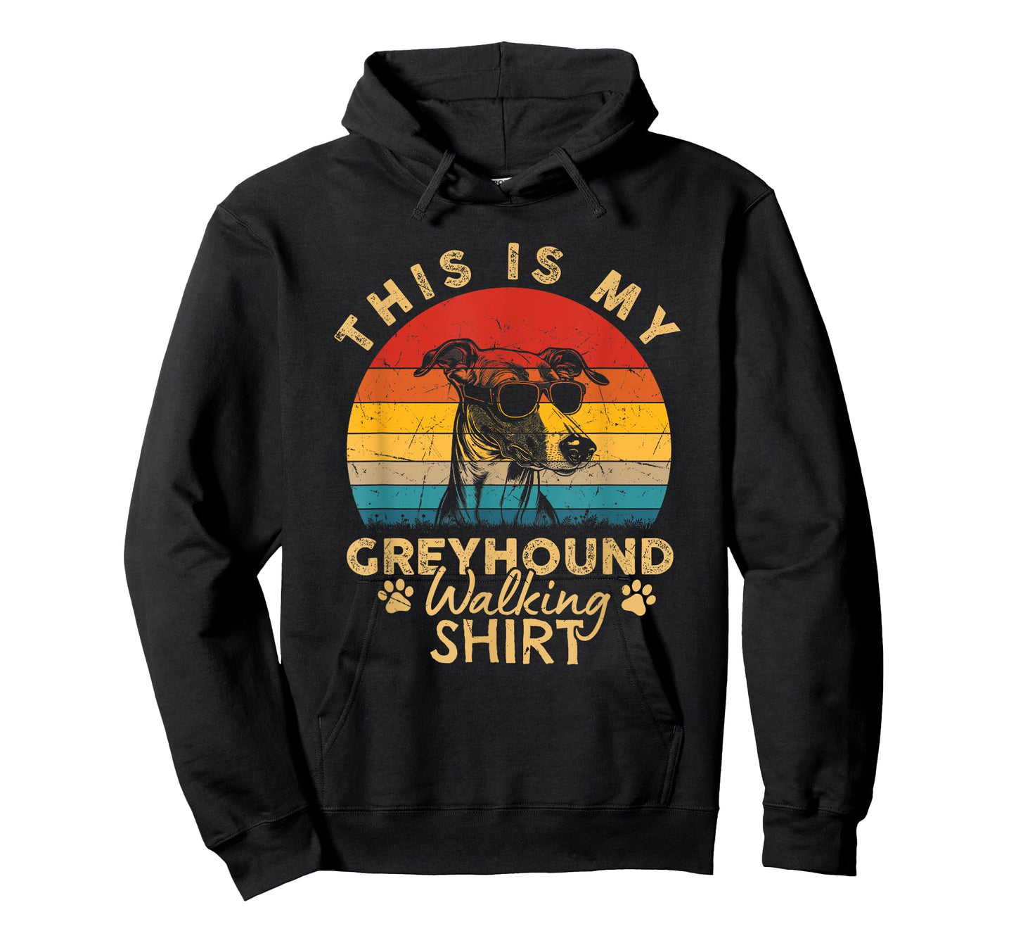 Greyhound Dog Lover This Is My Dog Walking Funny Dog Walker T-Shirt