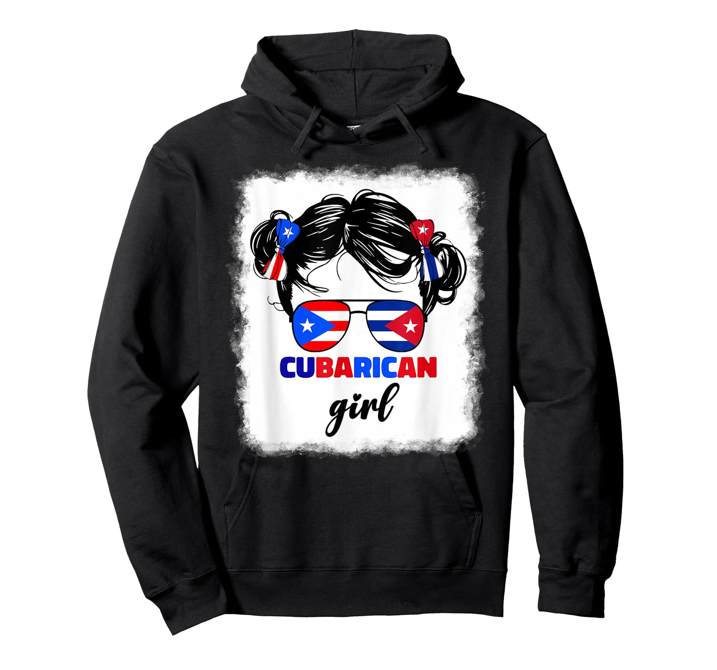Half Cuban And Puerto Rican Rico Cuba Cubarican Kids Girl T-Shirt