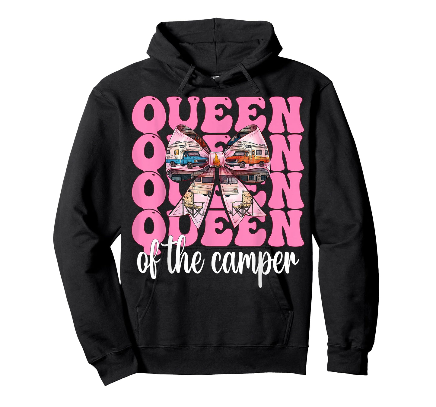 Queen of The Camper RV Camping Camper Motorhome Girl Mom T-Shirt