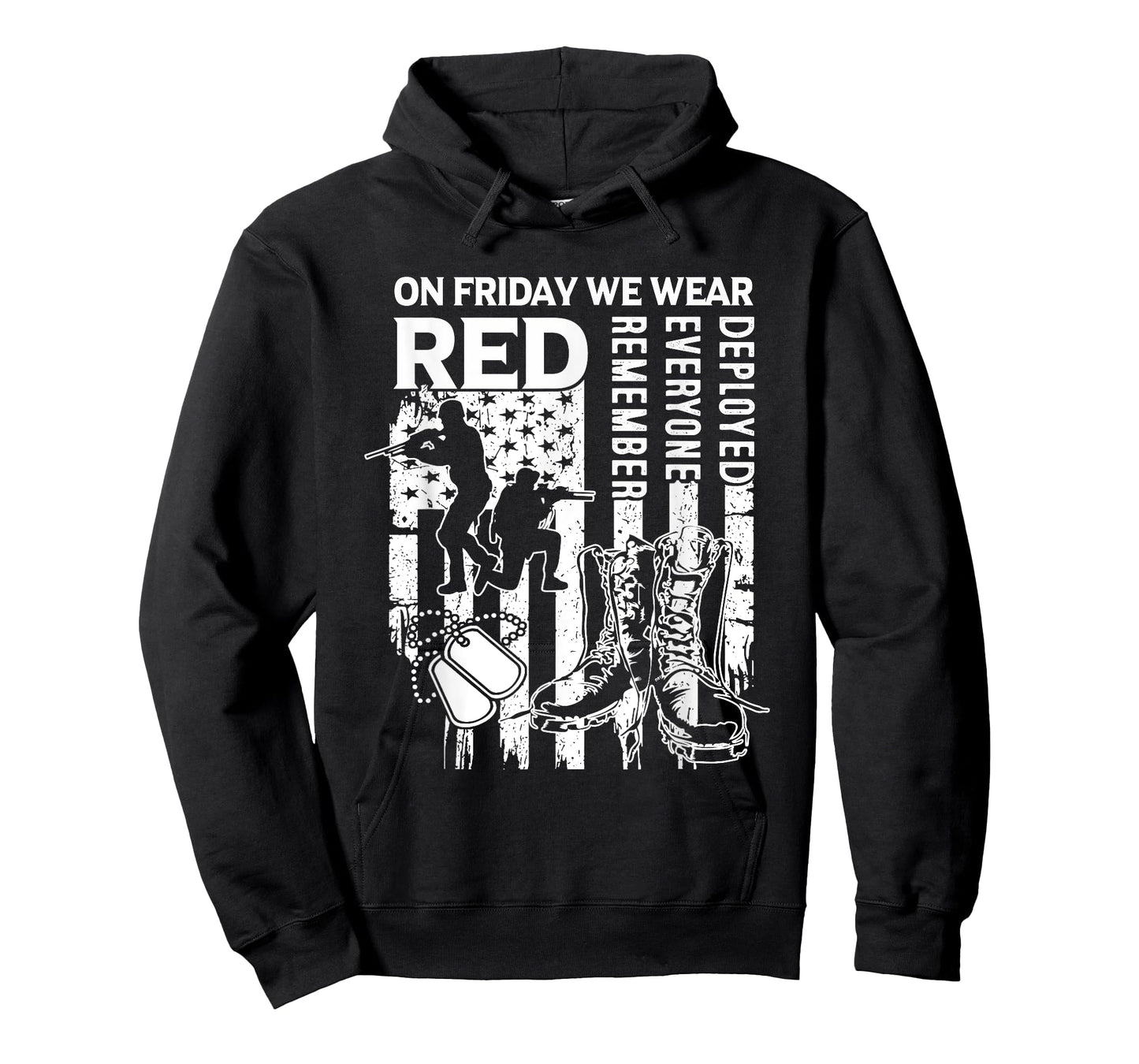 Red Friday Military Shirt On Friday We Wear Red Veteran Tee T-Shirt
