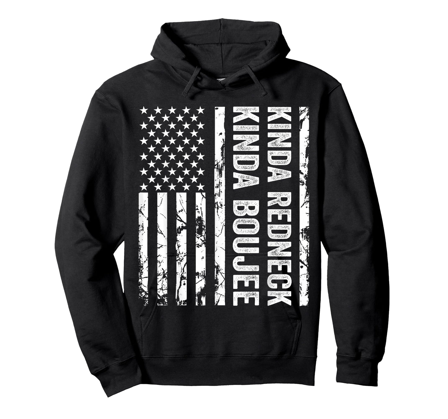Kinda Redneck Kinda Boujee USA American Flag Southern T-Shirt