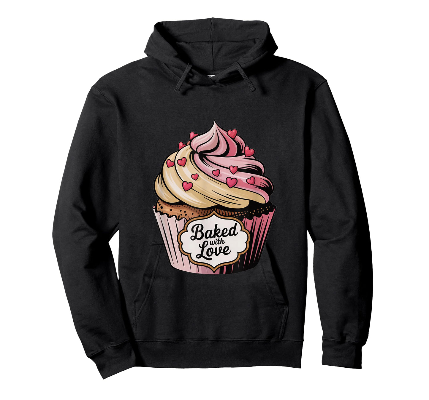 Baked with Love Cupcake Sweet Dessert Baking T-Shirt
