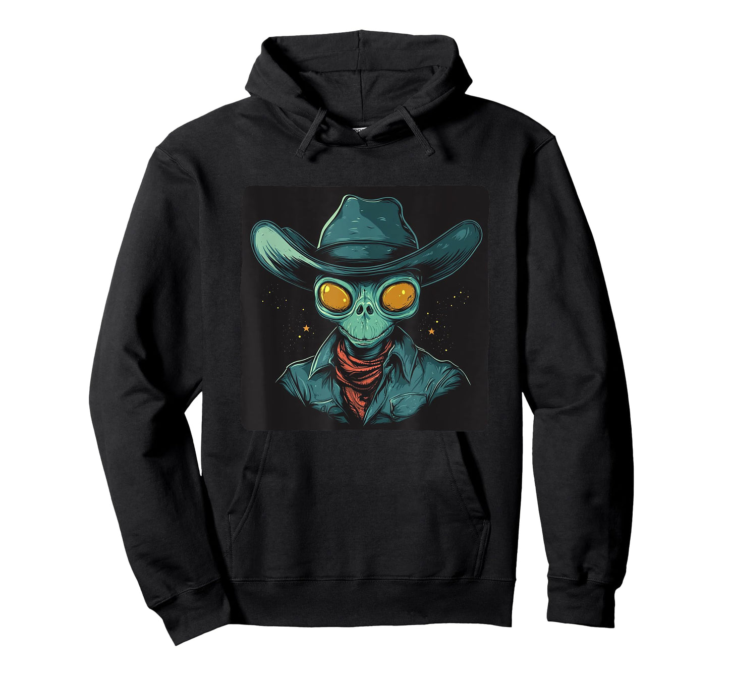 Alien Cowboy for a Fun Galactic Style T-Shirt