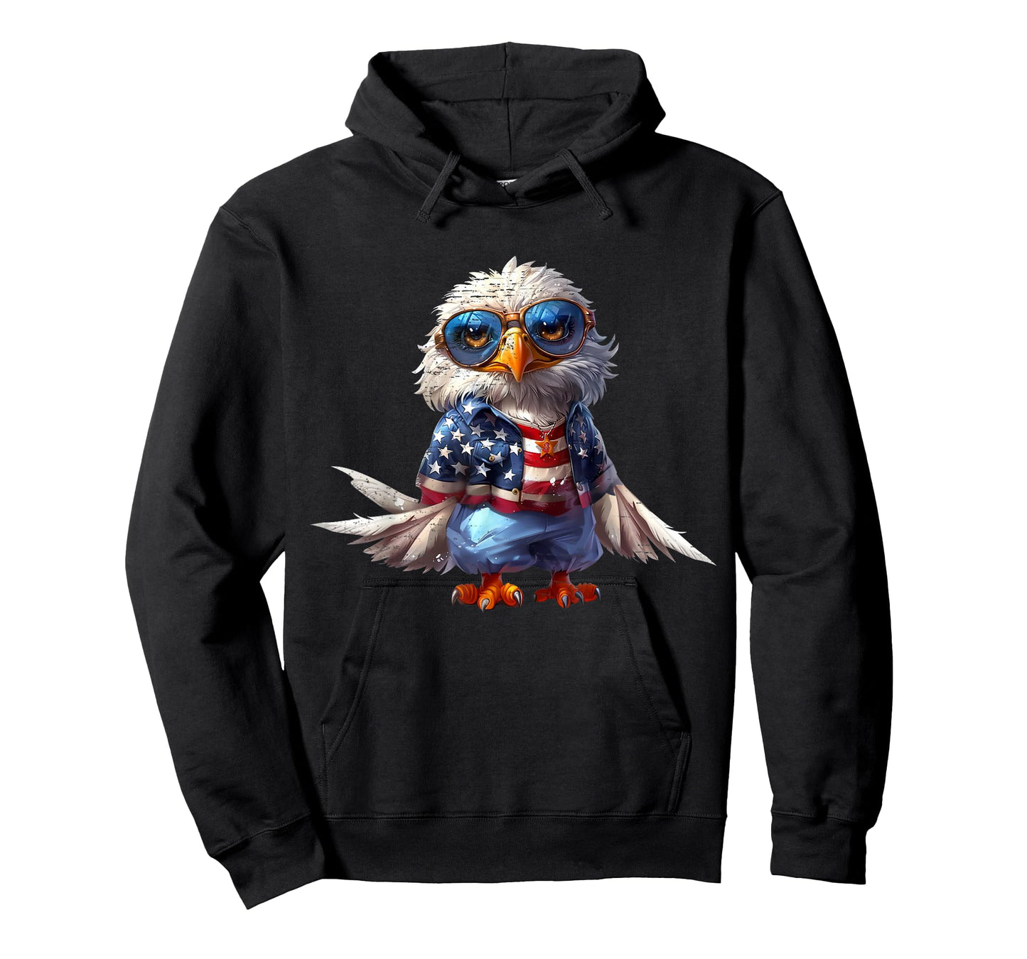 Eagle Patriotic USA American Flag 4th of July Kids boys girl T-Shirt