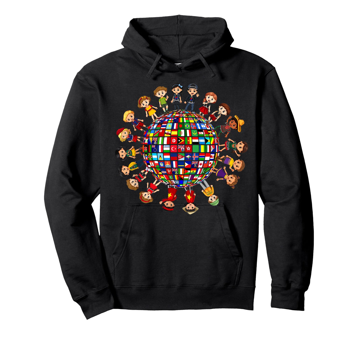 Flags of the World Cultural diversity Kids around the Globe T-Shirt
