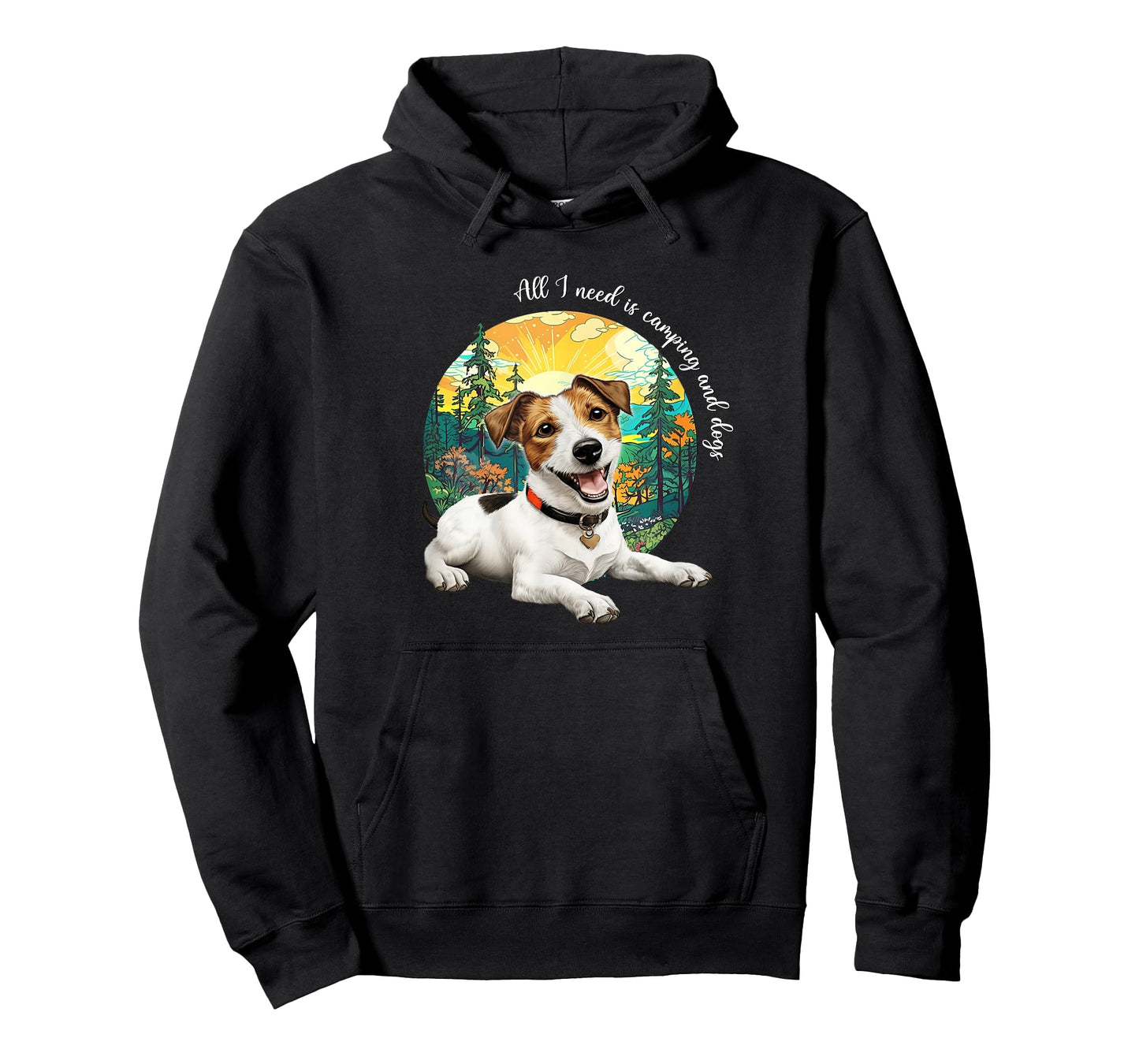 Mens Womens JRT Dog Lover Nature Camping Jack Russell Lover T-Shirt