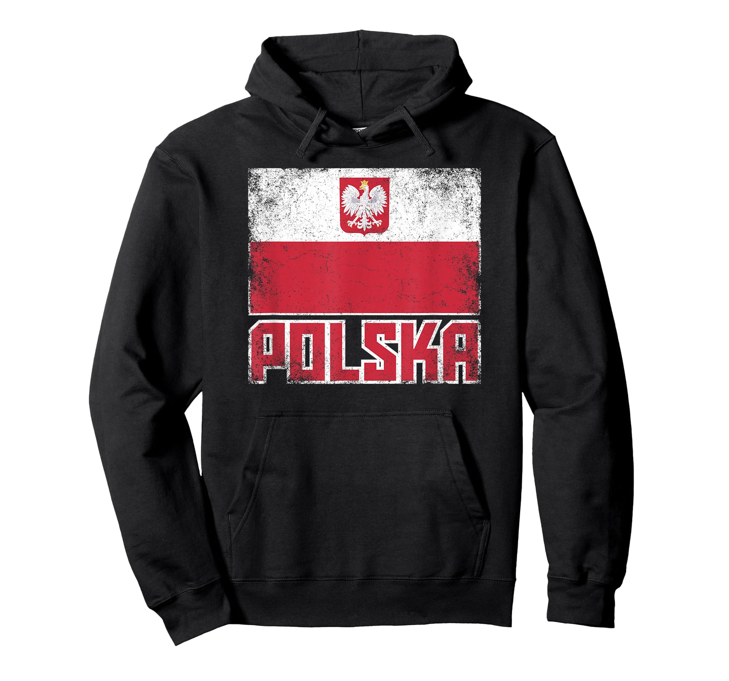 Polska Poland Flag Vintage Retro Country Polish Pride T-Shirt