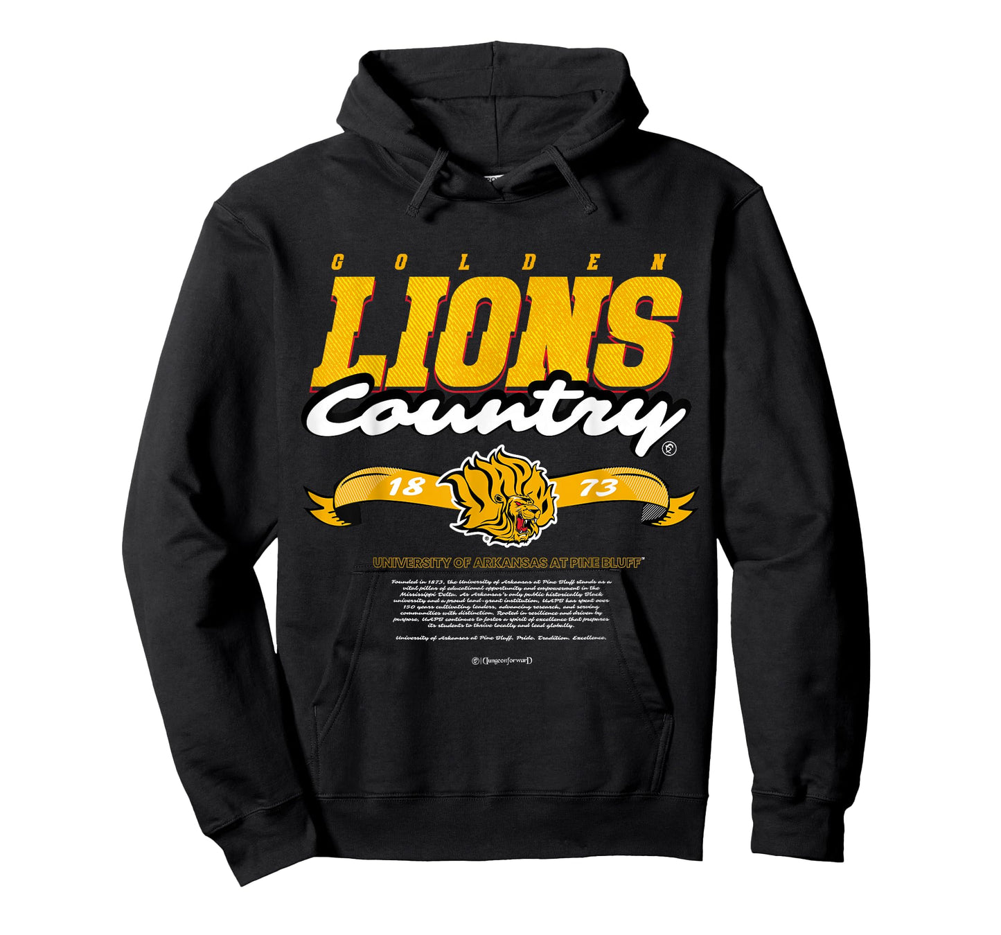 University of Arkansas Pine Bluff UAPB Golden Lions Country T-Shirt