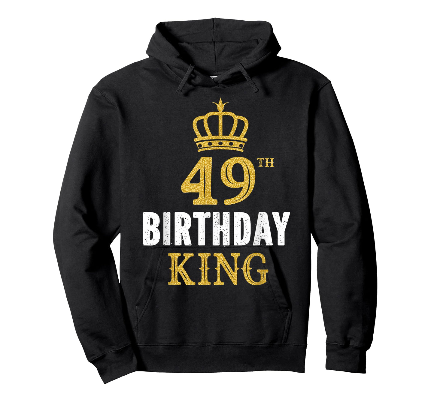 Happy 49th Birthday King 49 Years Old Party Ideas For Him T-Shirt