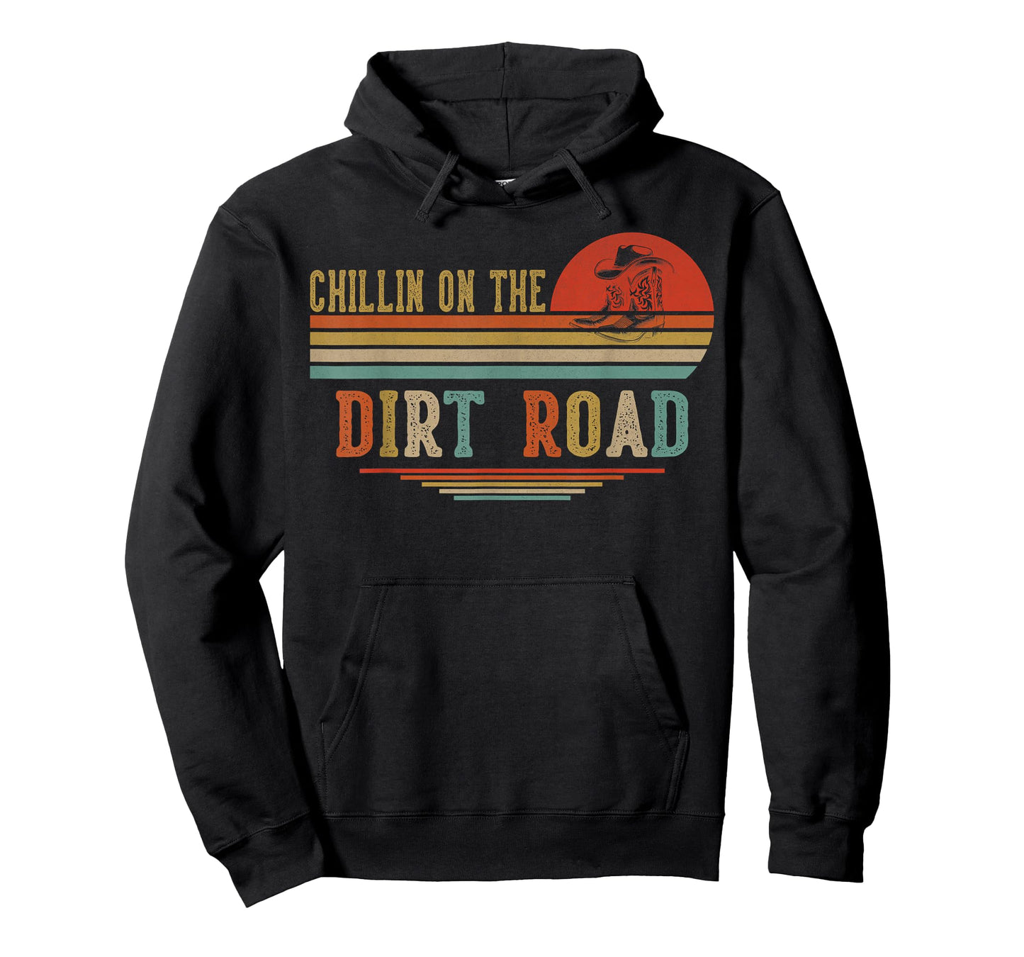 Chillin On The Dirt Road Western Life Rodeo Country Music T-Shirt