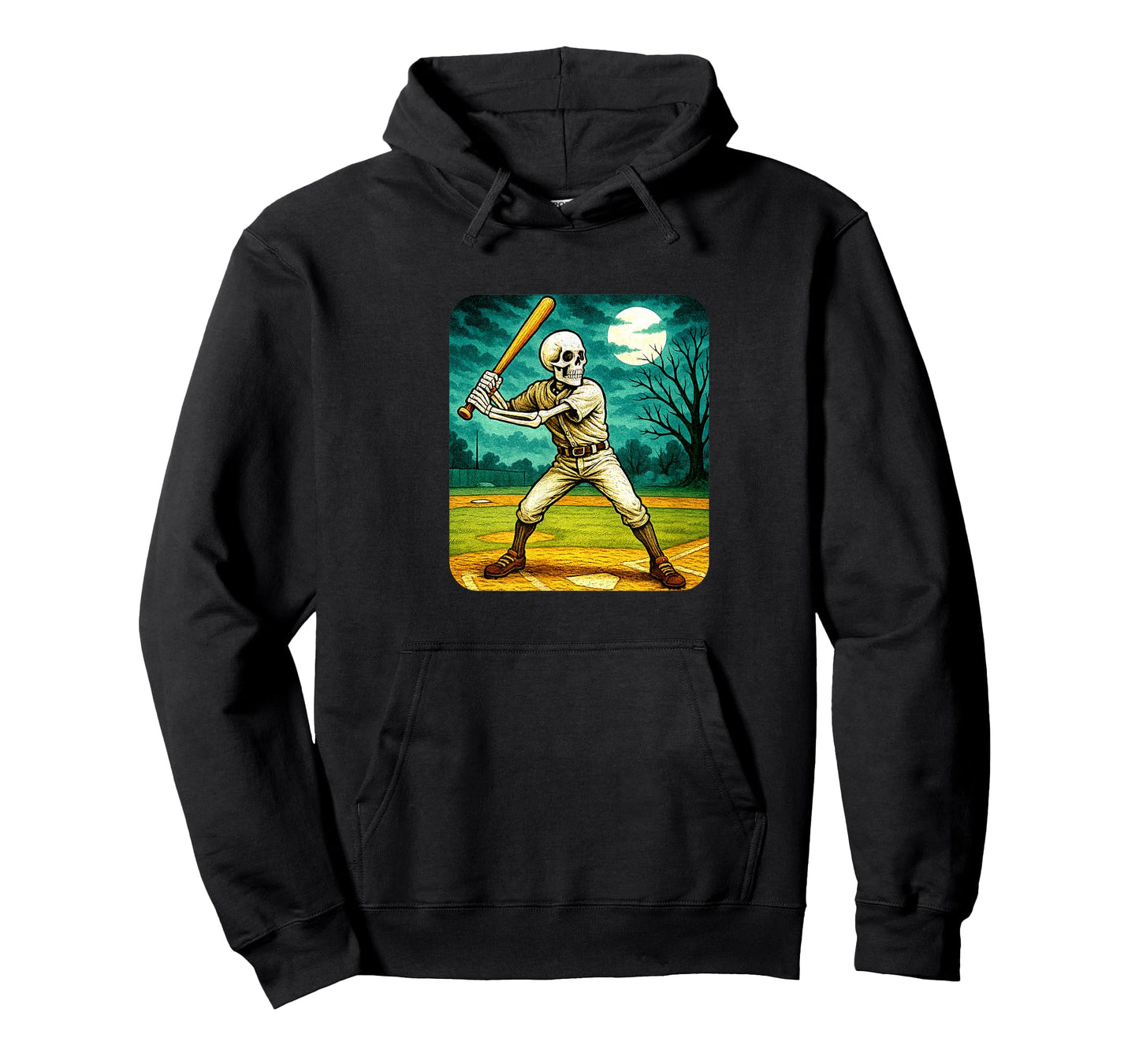 Skeleton Baseball Player - Batter Field Homerun Dinger T-Shirt