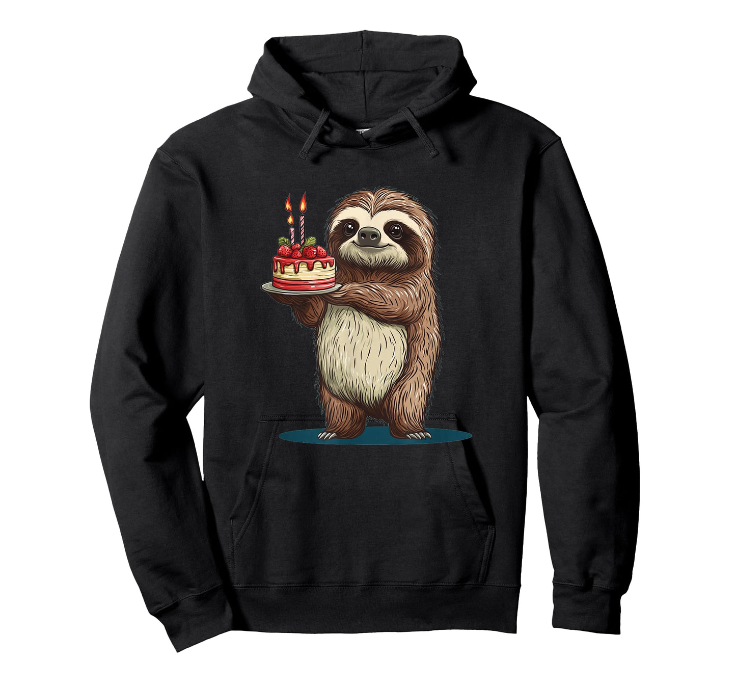 Funny Birthday Cake with Sloth Costume for Boys and Girls T-Shirt