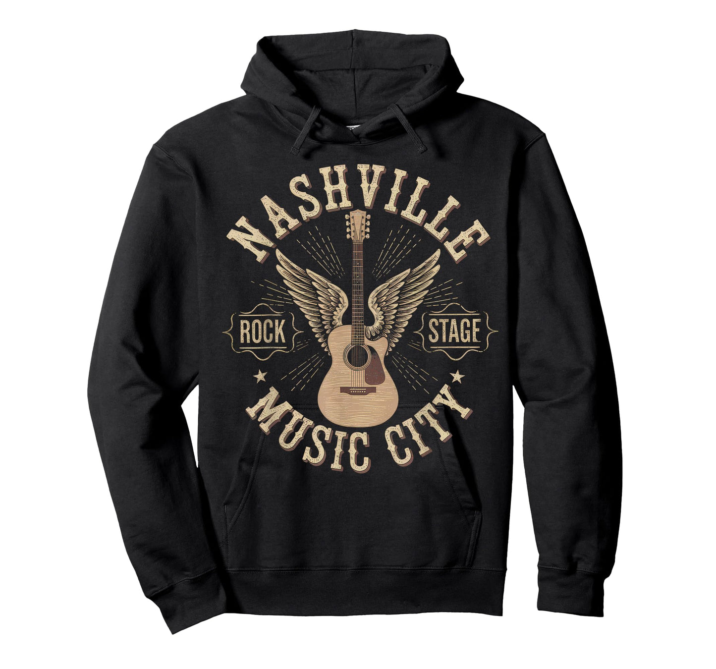 Nashville Music City Tshirt Women Men Tennessee Rock Country T-Shirt