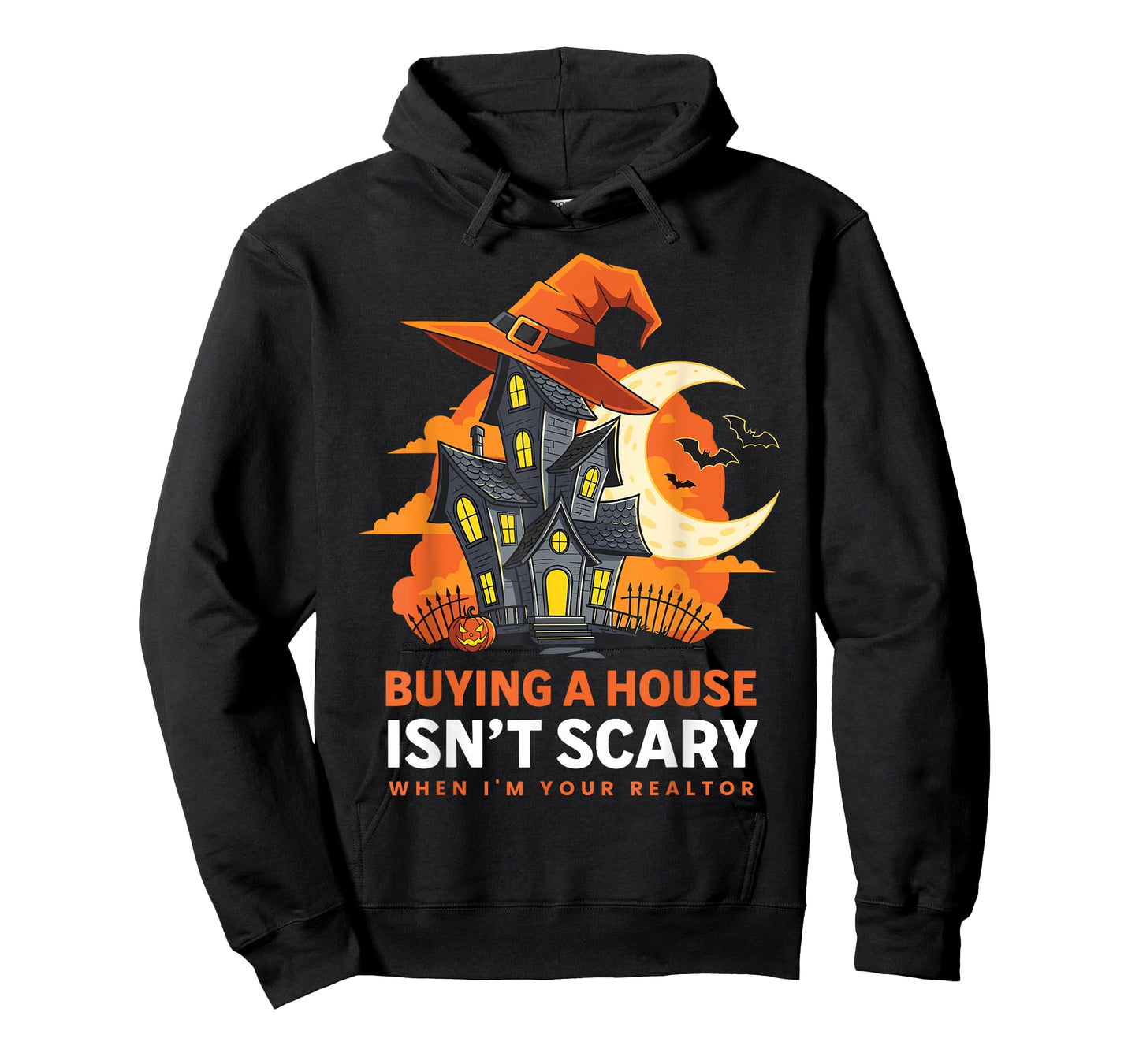 Halloween Realtor Buying A House Isn’t Scary Real Estate T-Shirt