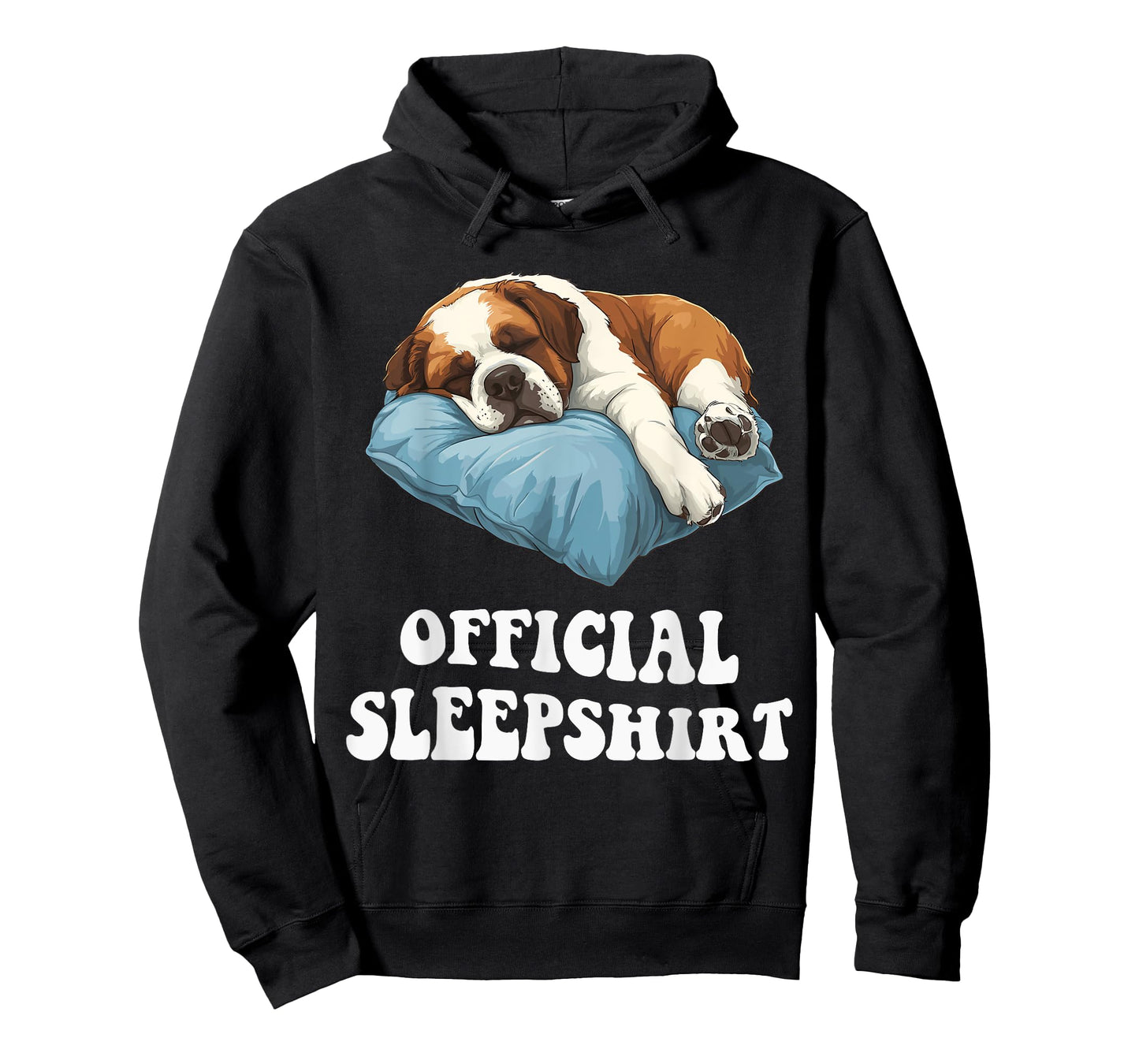 Official Saint Bernard Sleepshirt Cute Dog Lover Sleepwear T-Shirt