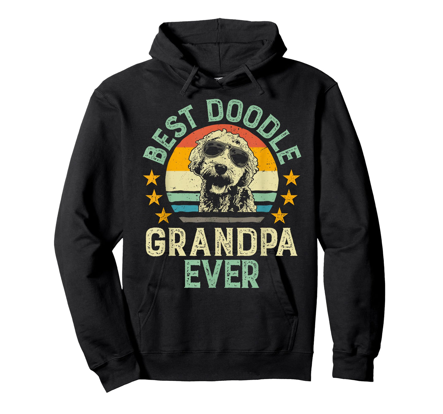 Best Doodle Grandpa Ever Tshirt Goldendoodle Grandpa Gift T-Shirt