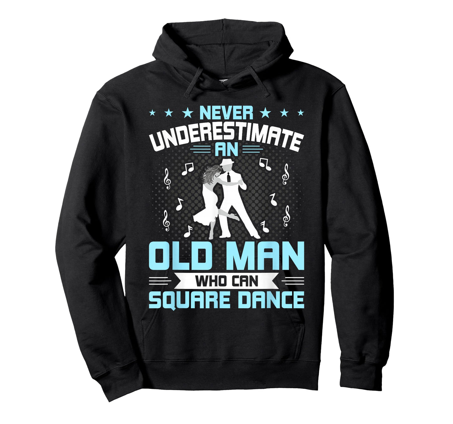 Never Underestimate An Old Man Who Can Square Dance T-Shirt