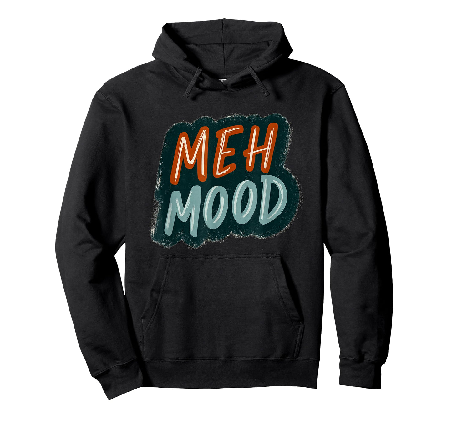 Awesome Meh Mood Emblem Statement T-Shirt