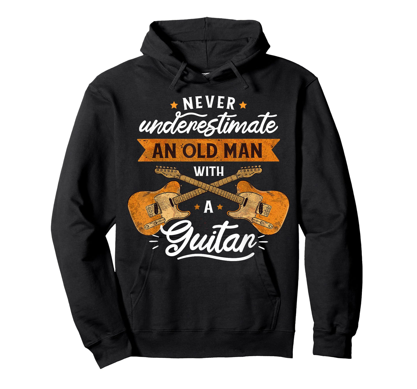 Never underestimate and old man with a guitar Rock music T-Shirt