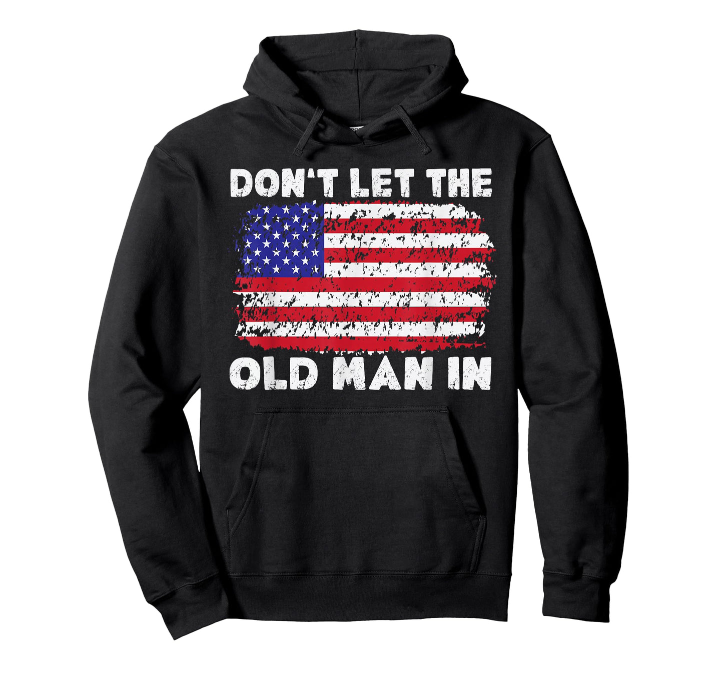 Don't let the old man in Vintage American flag T-Shirt