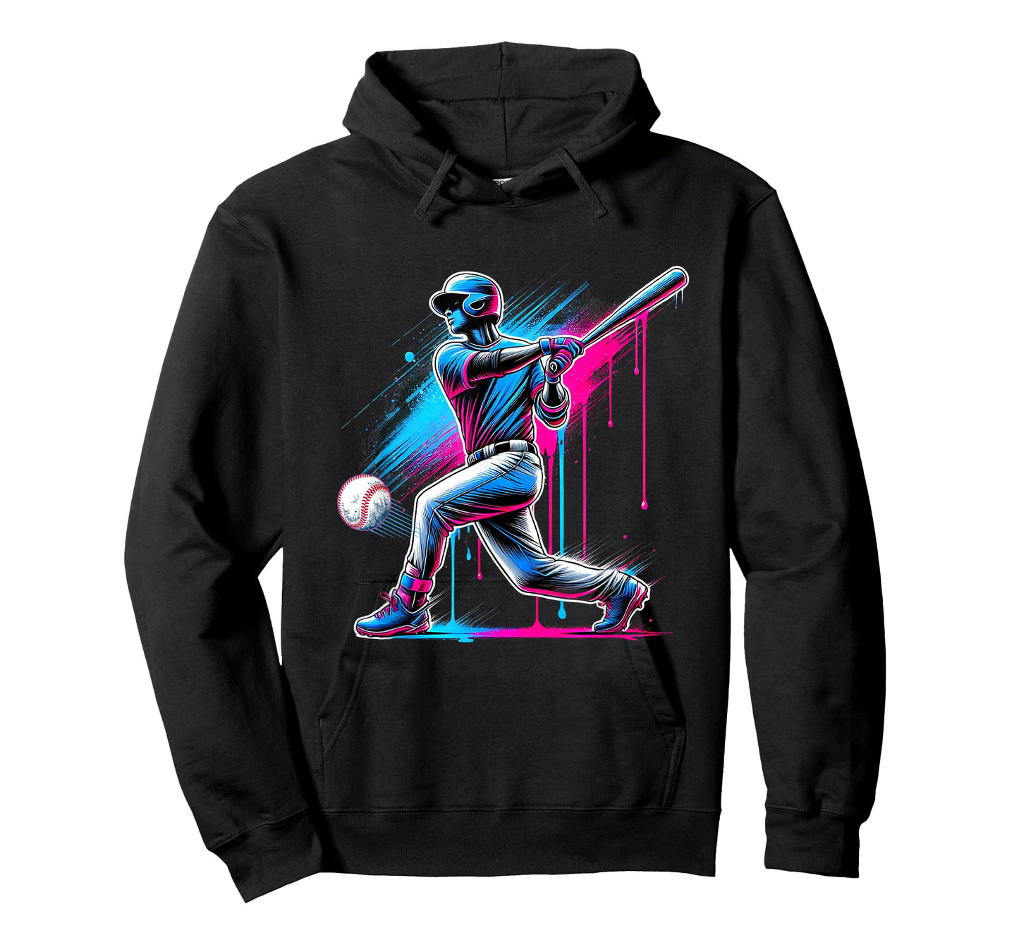 Baseball Home Plate Ice Cream Drip Sprinkles Drip T-Shirt