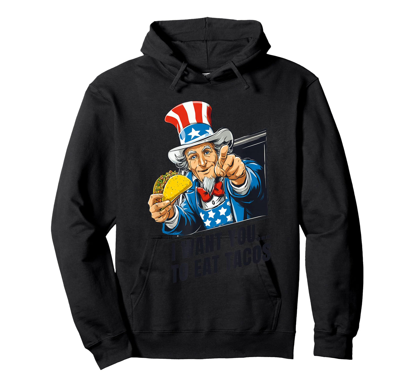 I Want You to Eat Tacos Statement Costume with Patriotic Sam T-Shirt