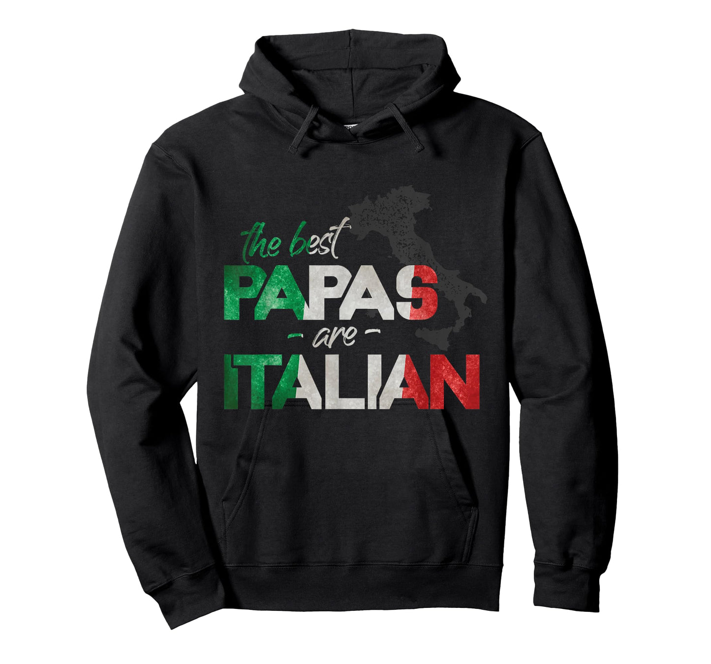 The Best Papas Are Italian Funny Italy Country Flag T-Shirt