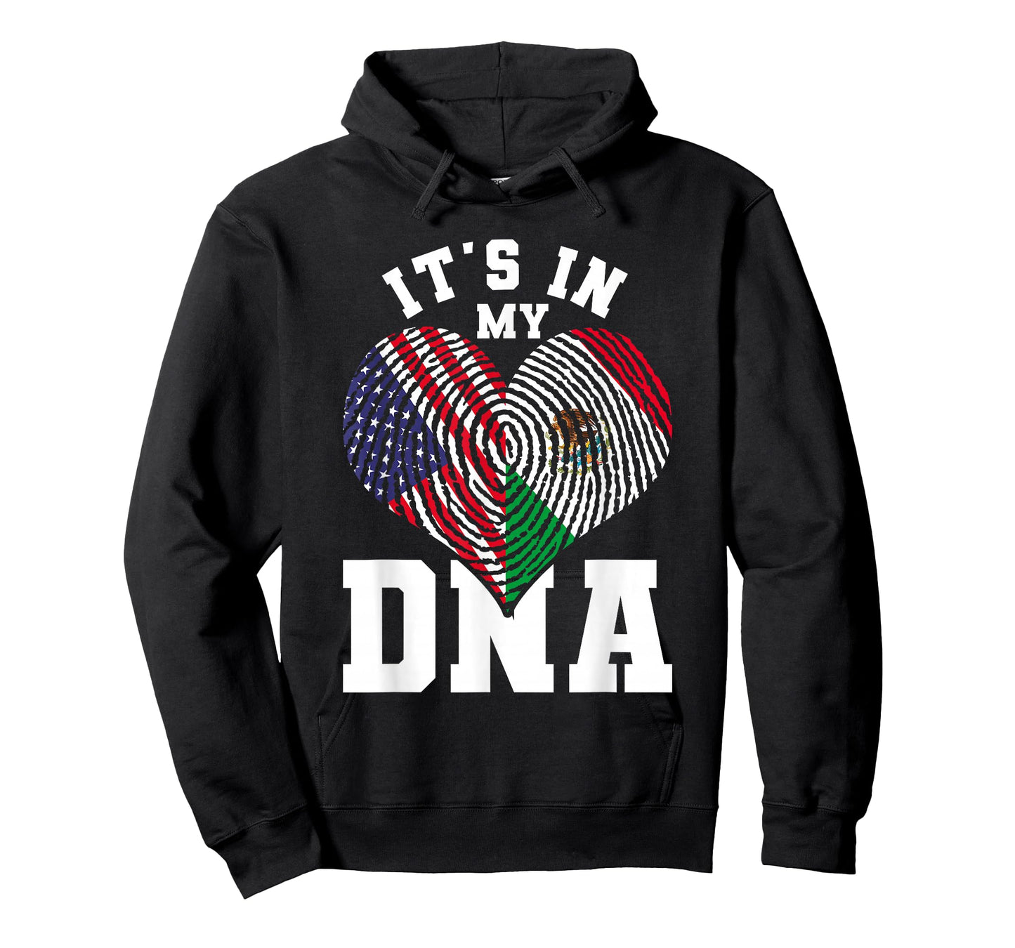 Its In My DNA US Flag Mexican Flag Mexico T-Shirt