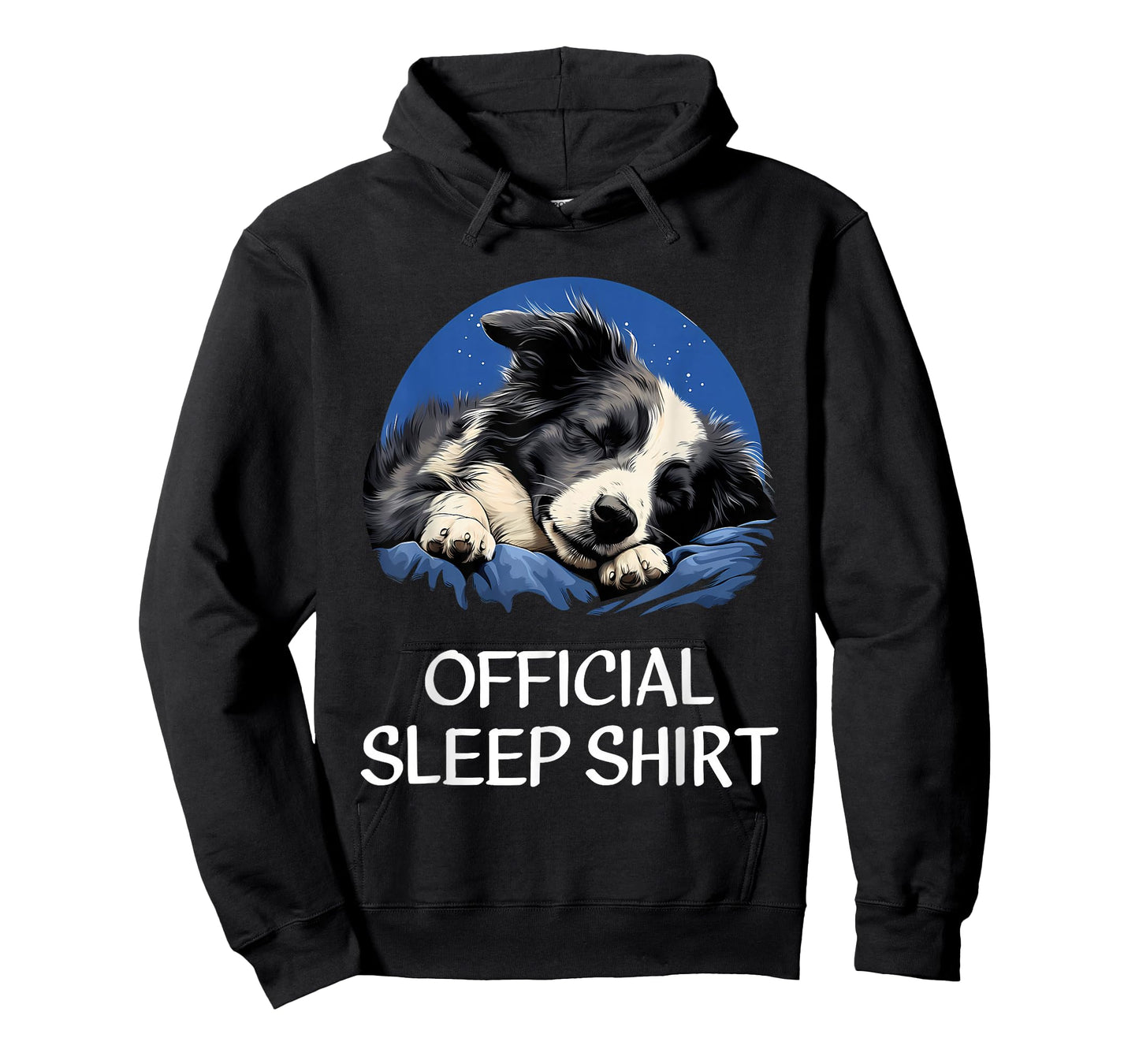 Official Sleep Shirt Border Collie Nightshirt Pajama T-Shirt