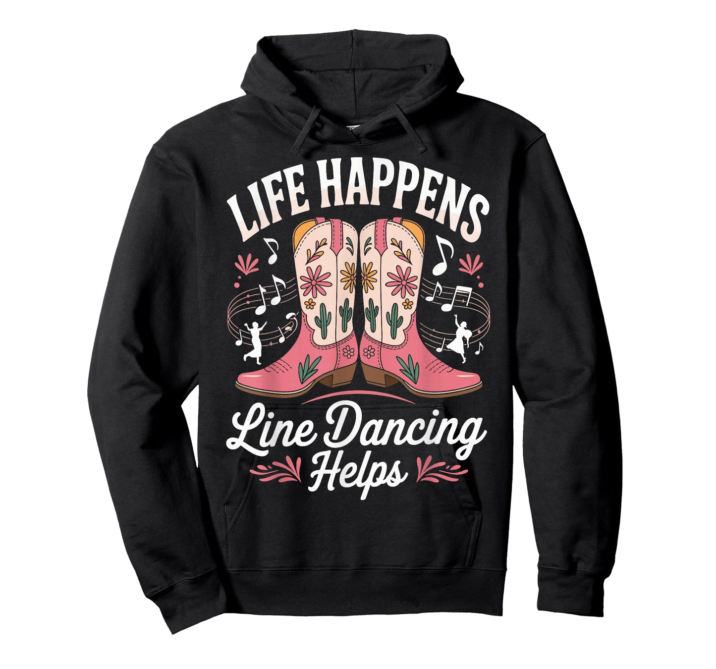 Life Happens Line Dancing Helps T-Shirt