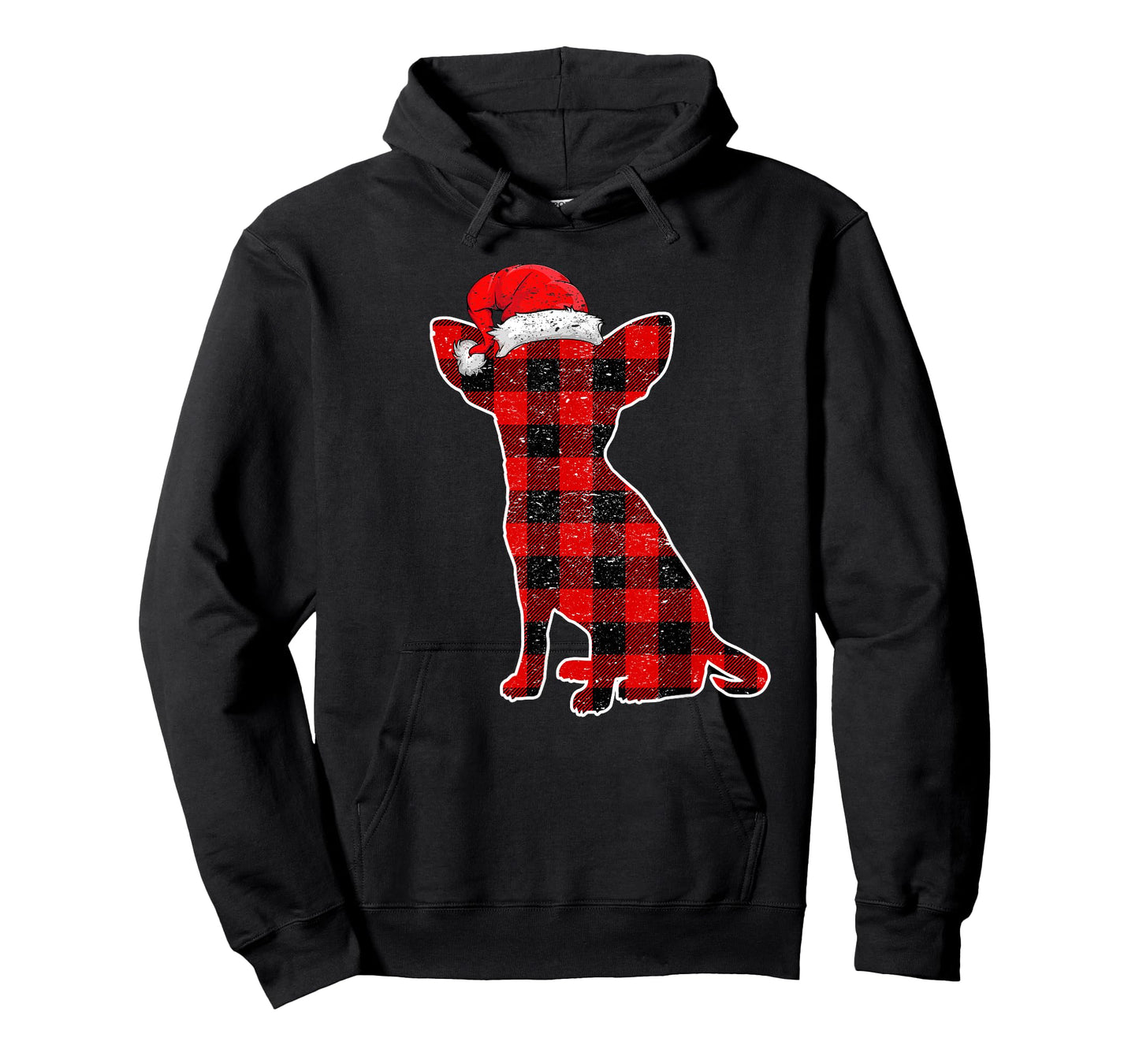 Christmas Plaid Dog Shirt, Christmas Chihuahua Pajama Men Women Kids T-Shirt