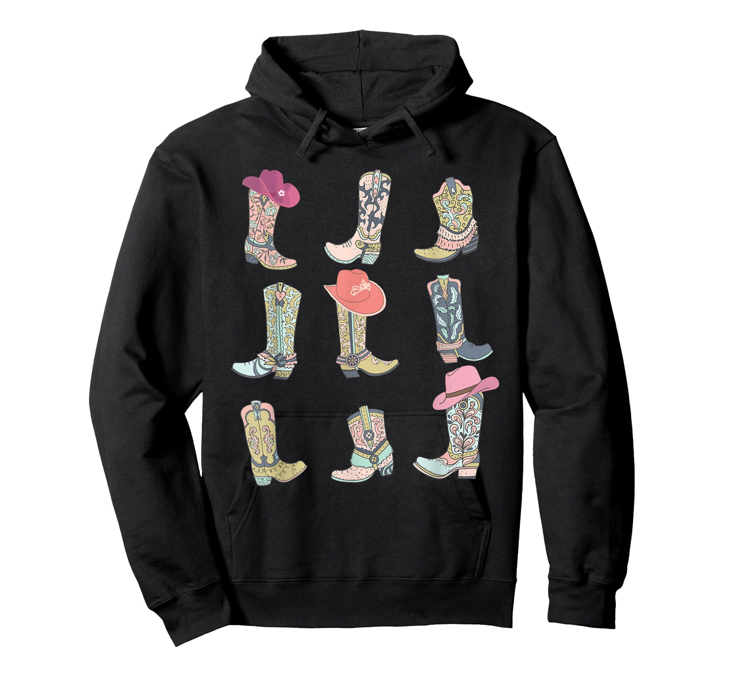 Cowgirl Boots Let's Go Girls Howdy Western Cowgirl Cowboy T-Shirt