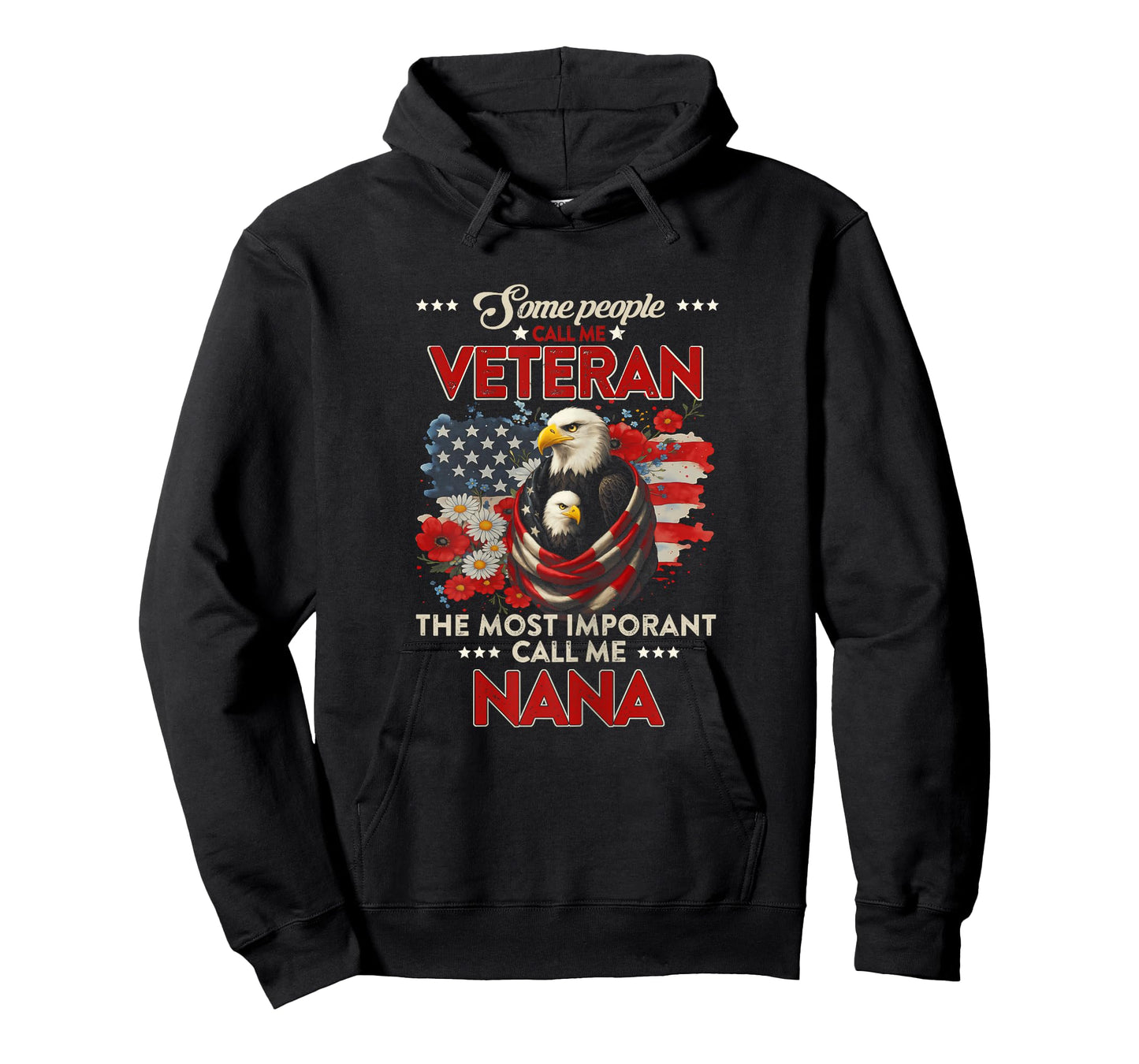 US Veteran Female T shirt | Call Me Nana and Veteran T-Shirt