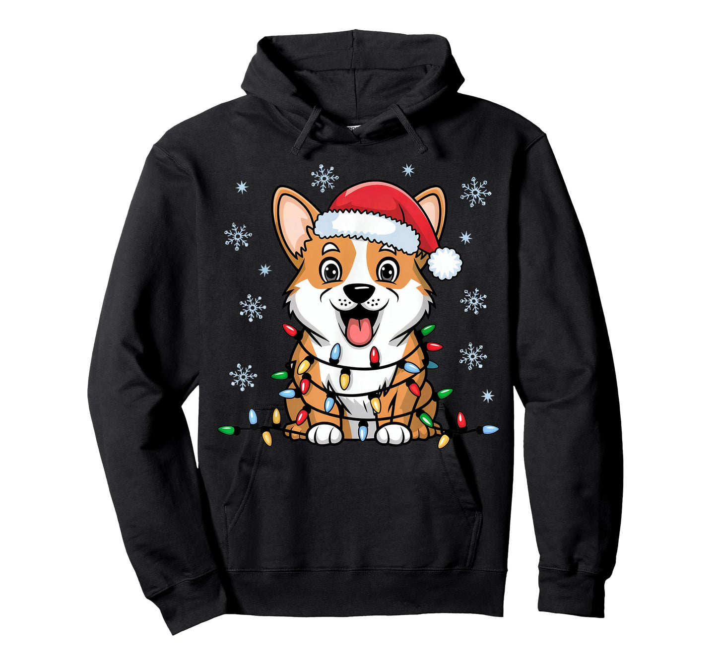Pembroke Welsh Corgi Christmas Lights Xmas Dogs Gifts Women T-Shirt