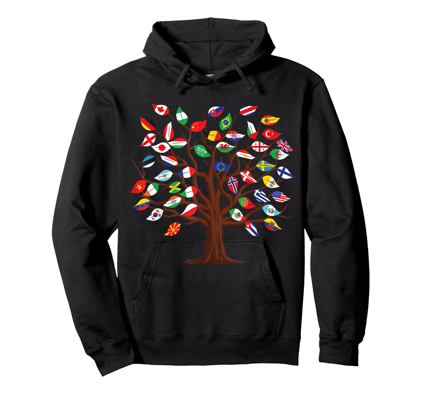Flags of Countries of the World international flag tree kid T-Shirt