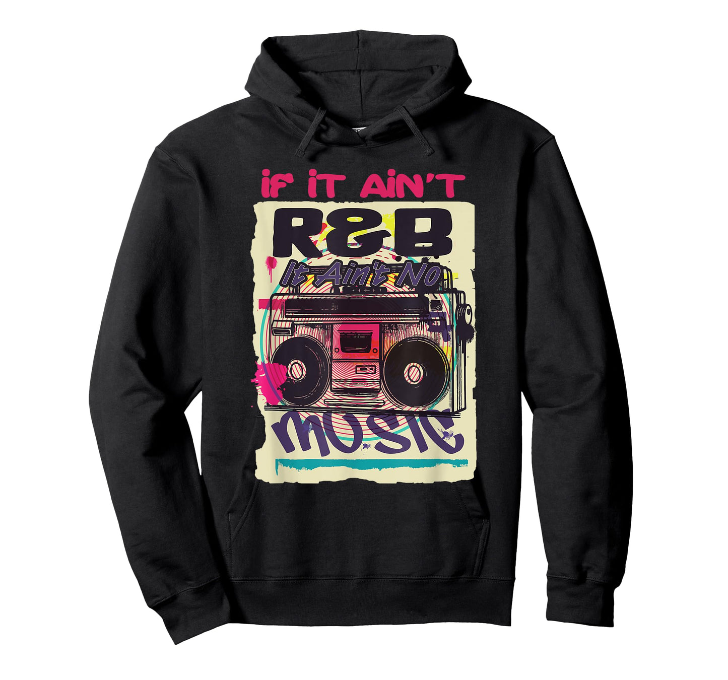 If It Ain't R&B It Ain't No Music 80s 90s Oldschool Graffiti T-Shirt