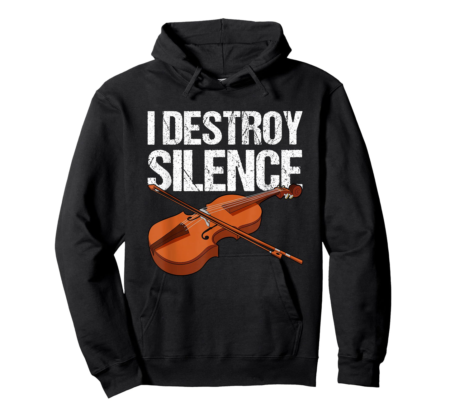 I destroy silence fiddle violin viola orchestra string T-Shirt